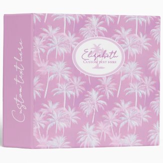 Hawaiian Palm Tree Silhouette Pattern Plum ID1093