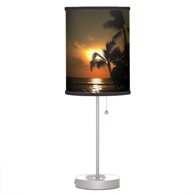 Hawaiian Palm Tree Table Lamp (Left)