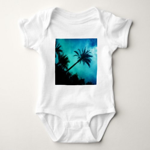 Hawaiian Palm Trees Baby Bodysuit