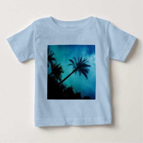 Hawaiian Palm Trees Baby T_Shirt