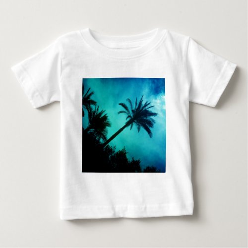 Hawaiian Palm Trees Baby T_Shirt