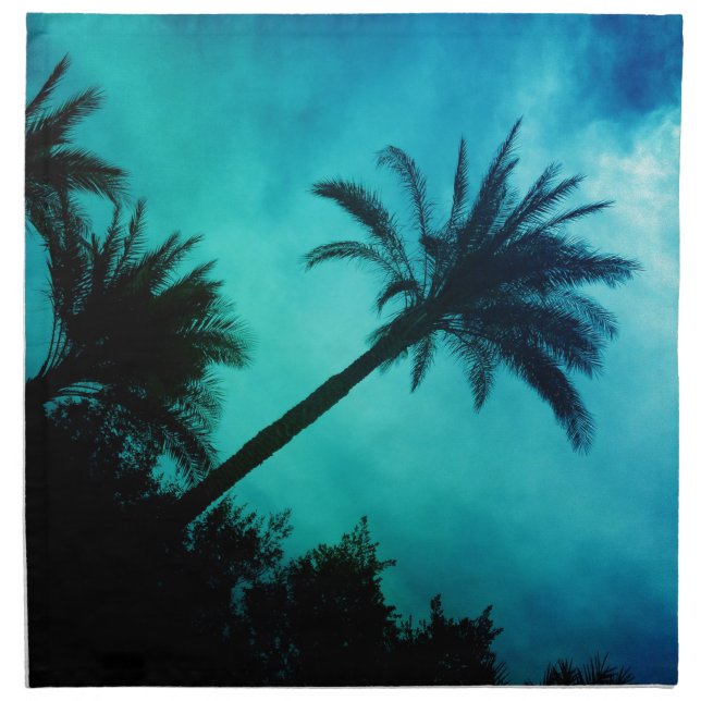 Hawaiian Palm Trees Napkin (Front)