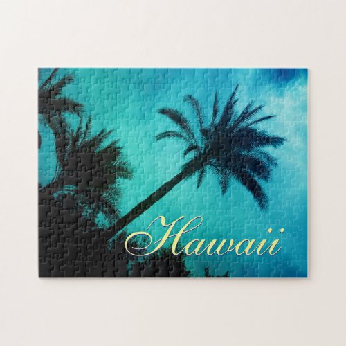 Hawaiian Palm Trees Travel Jigsaw Puzzle