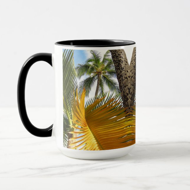Hawaiian Palms Mug (Left)