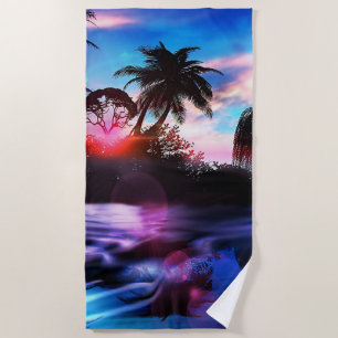 Hawaiian Paradise Beach Towel