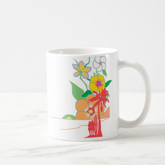 hawaiian paradise coffee mug (Right)