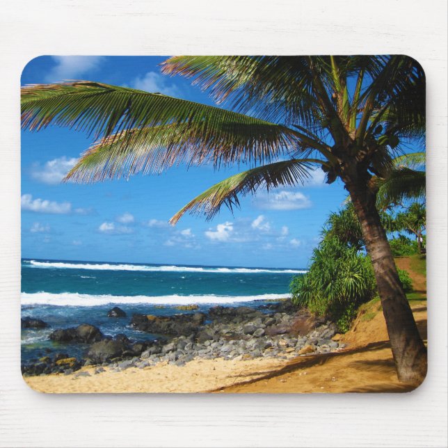 Hawaiian Paradise Mouse Pad (Front)