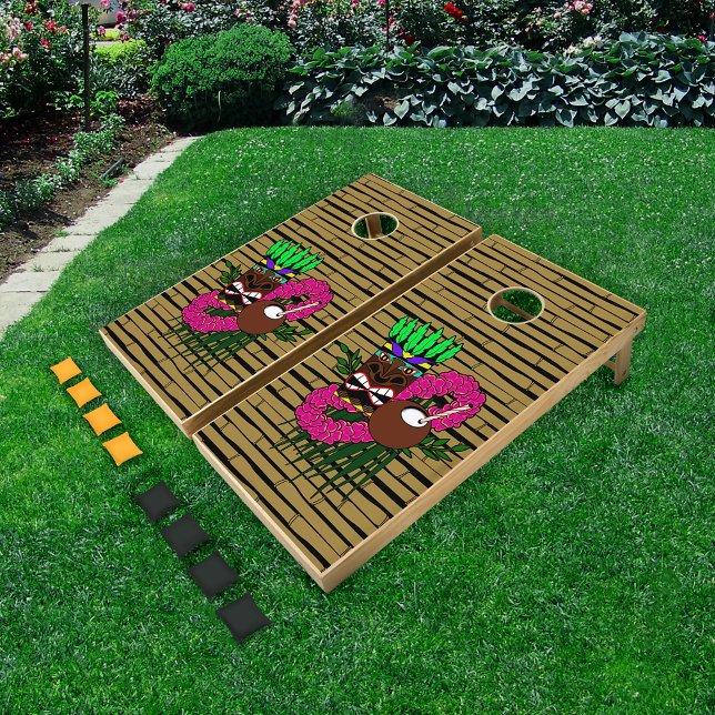 Hawaiian Party Luau Cornhole Set (Creator Uploaded)