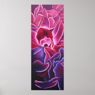 Hawaiian Peace - Orchid in Oil by WithAnF Fine Art Poster