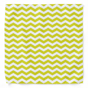 Hawaiian Pineaple Wave Chevron Bandana