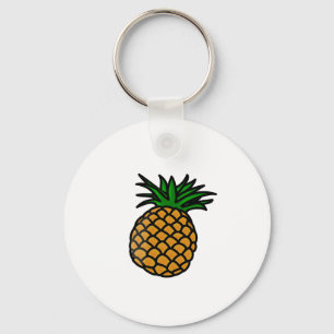 Hawaiian Pineapple Keychain
