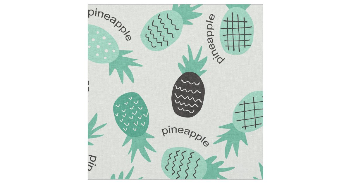 Geometric Hawaiian Pineapple Print Blanket