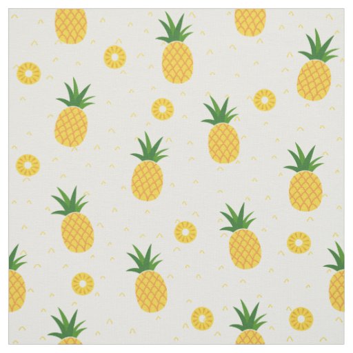 Hawaiian Pineapple Pattern Tropical design Fabric