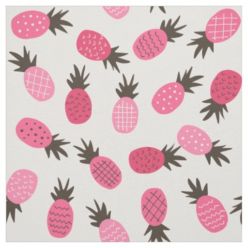 Hawaiian Pineapple Pattern Tropical design Fabric
