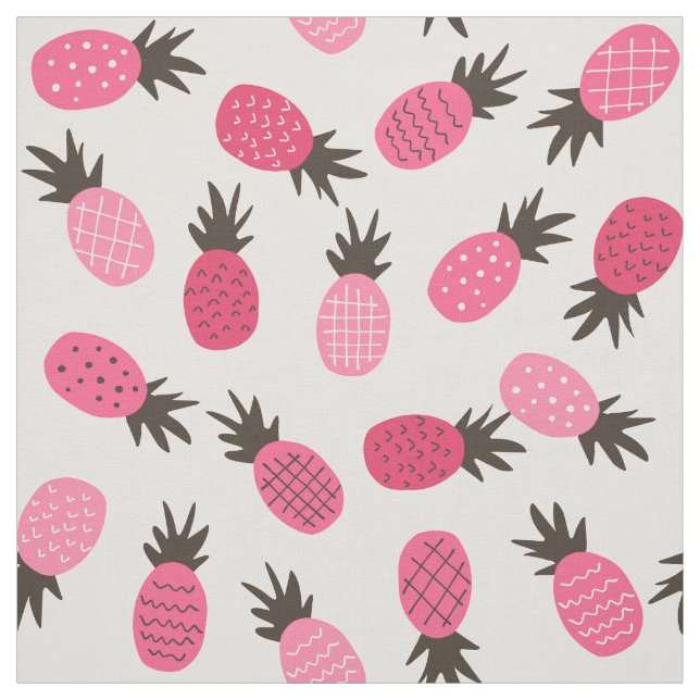 Hawaiian Pineapple Pattern Tropical design Fabric (Swatch)