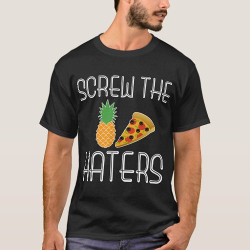 Hawaiian Pineapple Pizza Lovers _ Funny Love Pizza T_Shirt