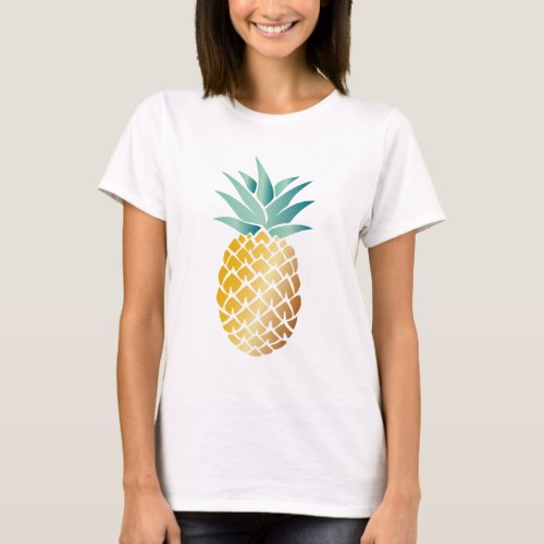 Hawaiian Pineapple Tropical Beach T_Shirt