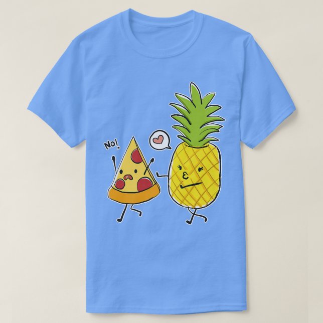 Hawaiian Pizza Pineapple  T-Shirt (Design Front)