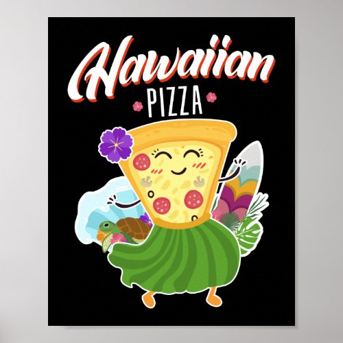 Hawaiian Pizza Poster