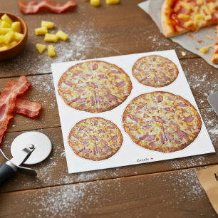 Hawaiian Pizza Stickers