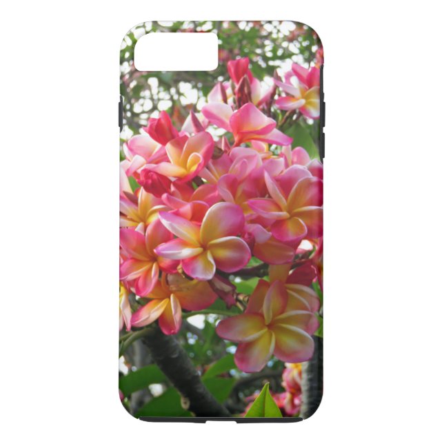Hawaiian Plumeria Case-Mate iPhone Case (Back)