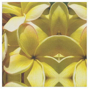 Hawaiian Plumeria Fabric