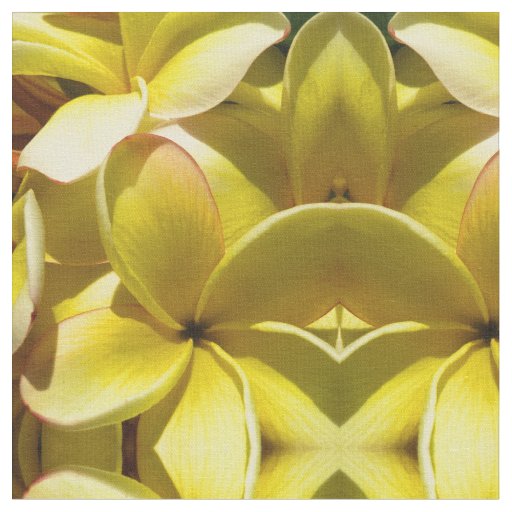 Hawaiian Plumeria Fabric
