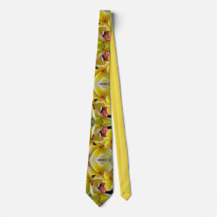 Hawaiian Plumeria Neck Tie