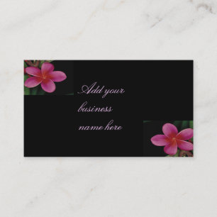 Hawaiian Plumeria Profile Card