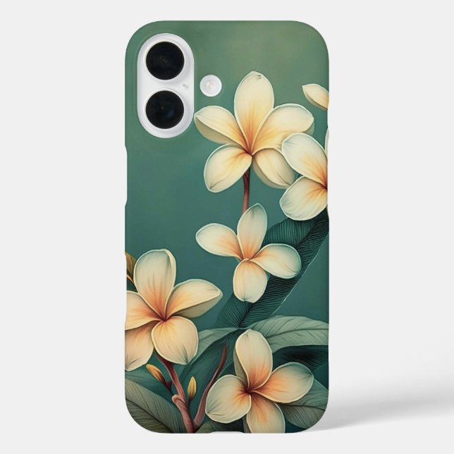 Hawaiian Plumeria Tree Phone Case (Back)