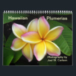 Hawaiian Plumerias Calendar<br><div class="desc">Hawaiian plumeria photography by Joel W. Carlson of Honolulu, Hawaii. Photographed at Koko Crater Botanical Garden, Oahu.</div>