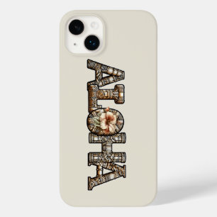 Hawaiian Polynesian Aloha Bamboo Look Case-Mate iPhone 14 Plus Case