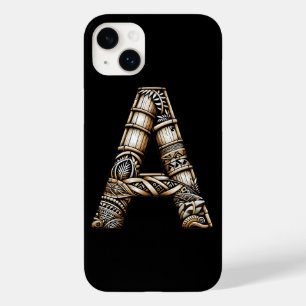 Hawaiian Polynesian Aloha Letter A Custom Initial Case-Mate iPhone 14 Plus Case