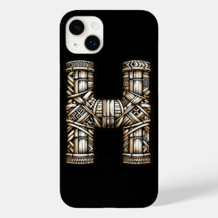 Hawaiian Polynesian Aloha Letter H Custom Initial  Case-Mate iPhone 14 Plus Case