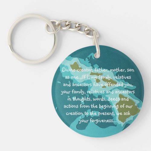 Hawaiian prayer keychain