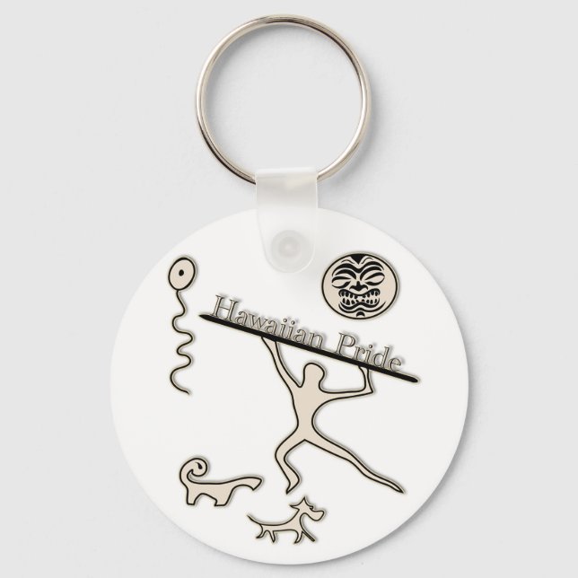 Hawaiian Pride Keychain (Front)
