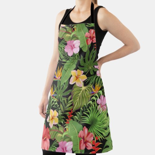 Hawaiian Print  Apron