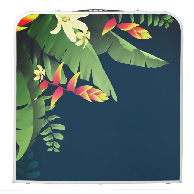 Hawaiian Print  Beer Pong Table (Folded Back)