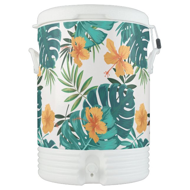 Hawaiian Print  Beverage Cooler (Front)