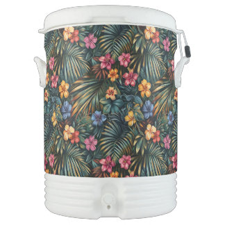 Hawaiian Print Beverage Cooler