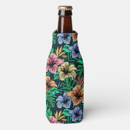 Hawaiian Print Bottle Cooler