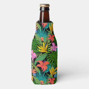 Hawaiian Print Bottle Cooler