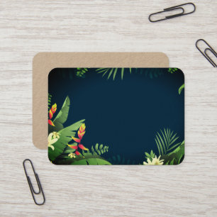 Hawaiian Print Business Card