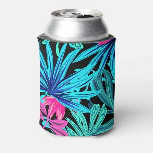 Hawaiian Print Can Cooler