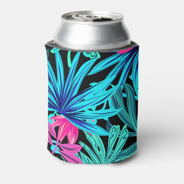 Hawaiian Print Can Cooler (Can Back)