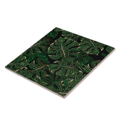 Hawaiian Print Ceramic Tile