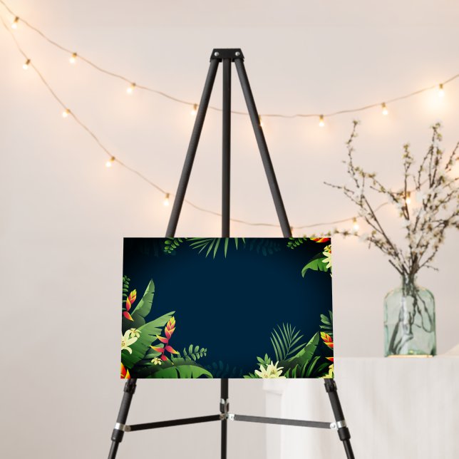 Hawaiian Print  Foam Board (In Situ (Stand))