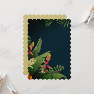 Hawaiian Print Invitation