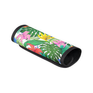 Hawaiian Print Luggage Handle Wrap