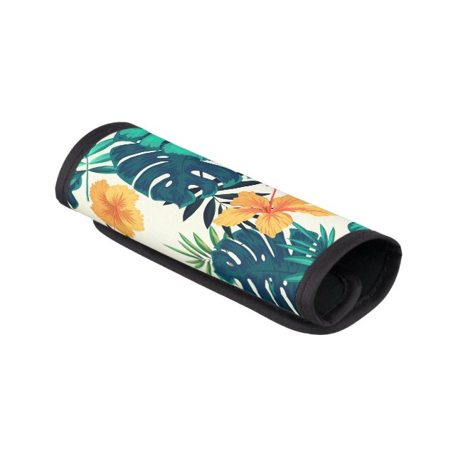 Hawaiian Print Luggage Handle Wrap (Angled)